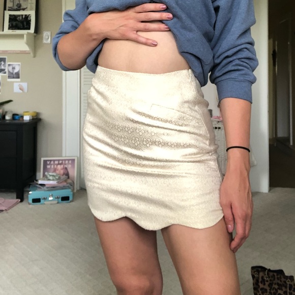 Cooperative by Urban Outfitters Gold Jacquard Mini - Picture 5 of 8